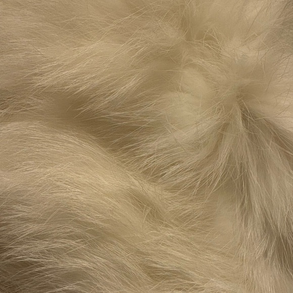 Vintage Y2K Sheri Bodell Corduroy White 100% Rabbit Fur Trim Jacket Sz XS - Picture 3 of 16